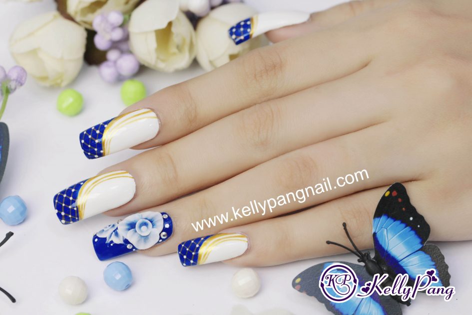Cách Vẽ Mẫu Móng Hương Sắc Xuân