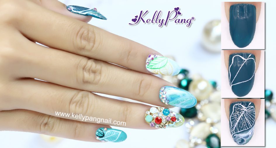 Click xem 6 bước vẽ mẫu nail hình Chiếc Lá ấn tượng Click xem 6 bước vẽ mẫu nail hình Chiếc Lá ấn tượng