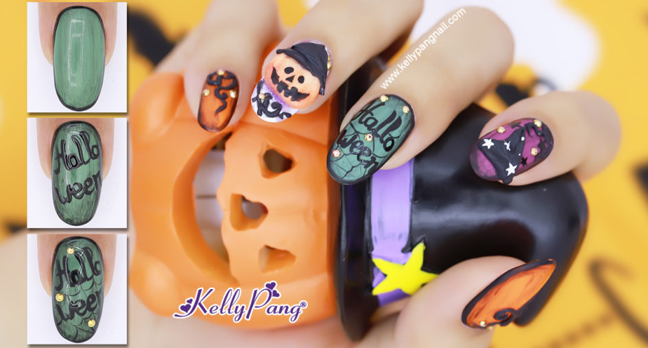 Cách vẽ mẫu nails chủ đề Halloween thật ấn tượng Cách vẽ mẫu nails chủ đề Halloween thật ấn tượng