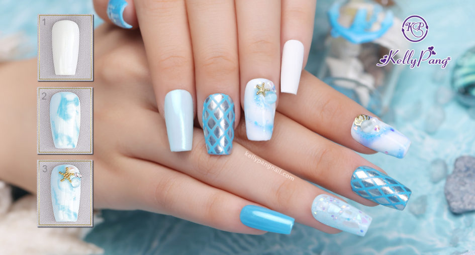 Kĩ Thuật Đính Kết Nail Sao Biển – Ngọc Trai Kĩ Thuật Đính Kết Nail Sao Biển – Ngọc Trai