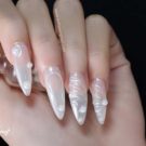 Cách Vẽ Nail Hiệu Ứng Builder Gel 3D Ánh Ngọc Trai Sang Trọng