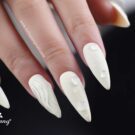 Nail 3D Trắng Sữa Kết Hợp Builder Gel