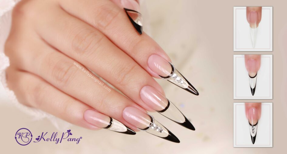 Cách Vẽ Nail Đơn Sắc Đính Đá Lấp lánh – Chuẩn Gu Quý Phái